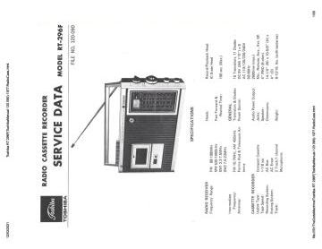 Toshiba-RT 296F(ToshibaManual-120 090)-1977.RadioCass preview